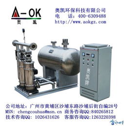 2014年二次供水设备主流产品 奥凯集团研发的湖南长沙超静音变频供水设备与清洁设备创新
